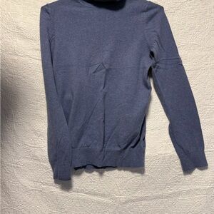 GAP Women's Blue Turtleneck Sweater